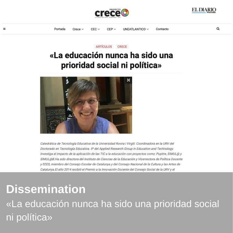 dissemination - Interview Diario Montañes