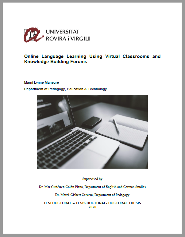 Online Language Learning Using Virtual Classrooms and Knowledge Building Forums