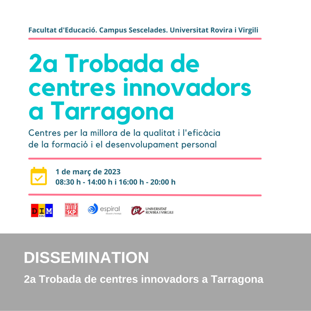 2nd MEETING OF INNOVATIVE CENTERS IN TARRAGONA