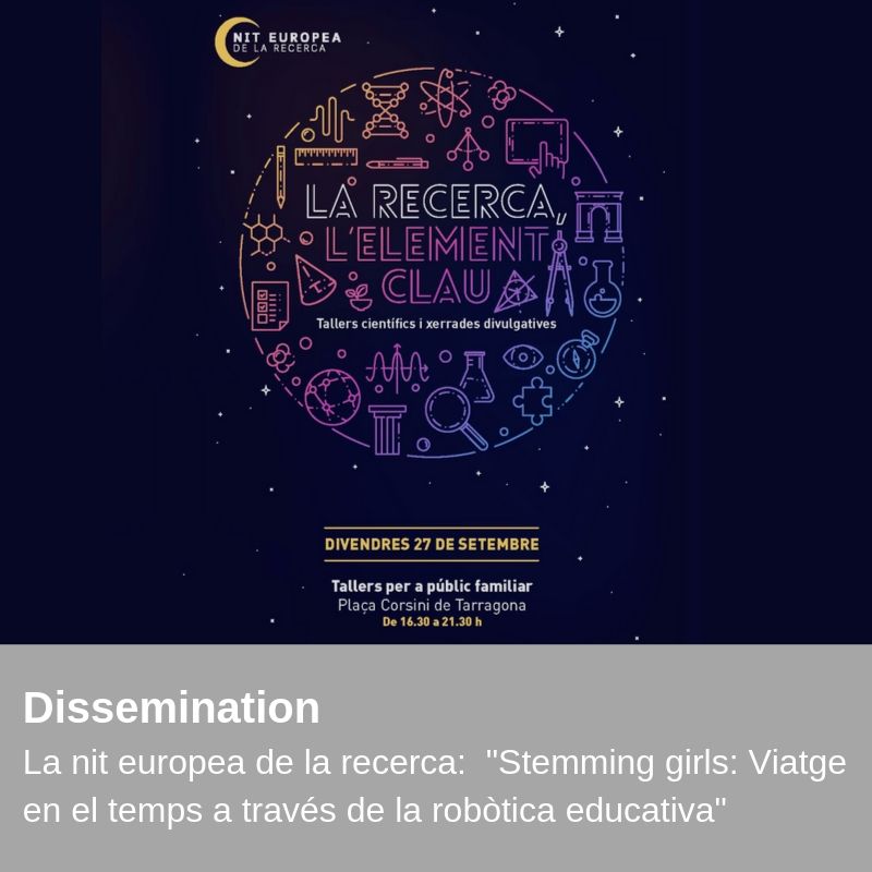 Divulgació - Stemming girls: Viatge en el temps a través de la robòtica educativa