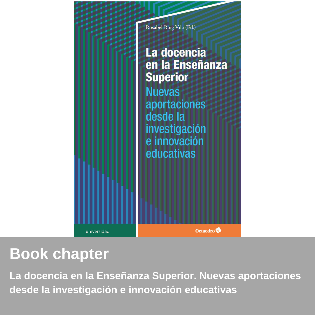 New publication - La docencia en la Enseñanza Superior. Nuevas aportaciones desde la investigación e innovación educativas