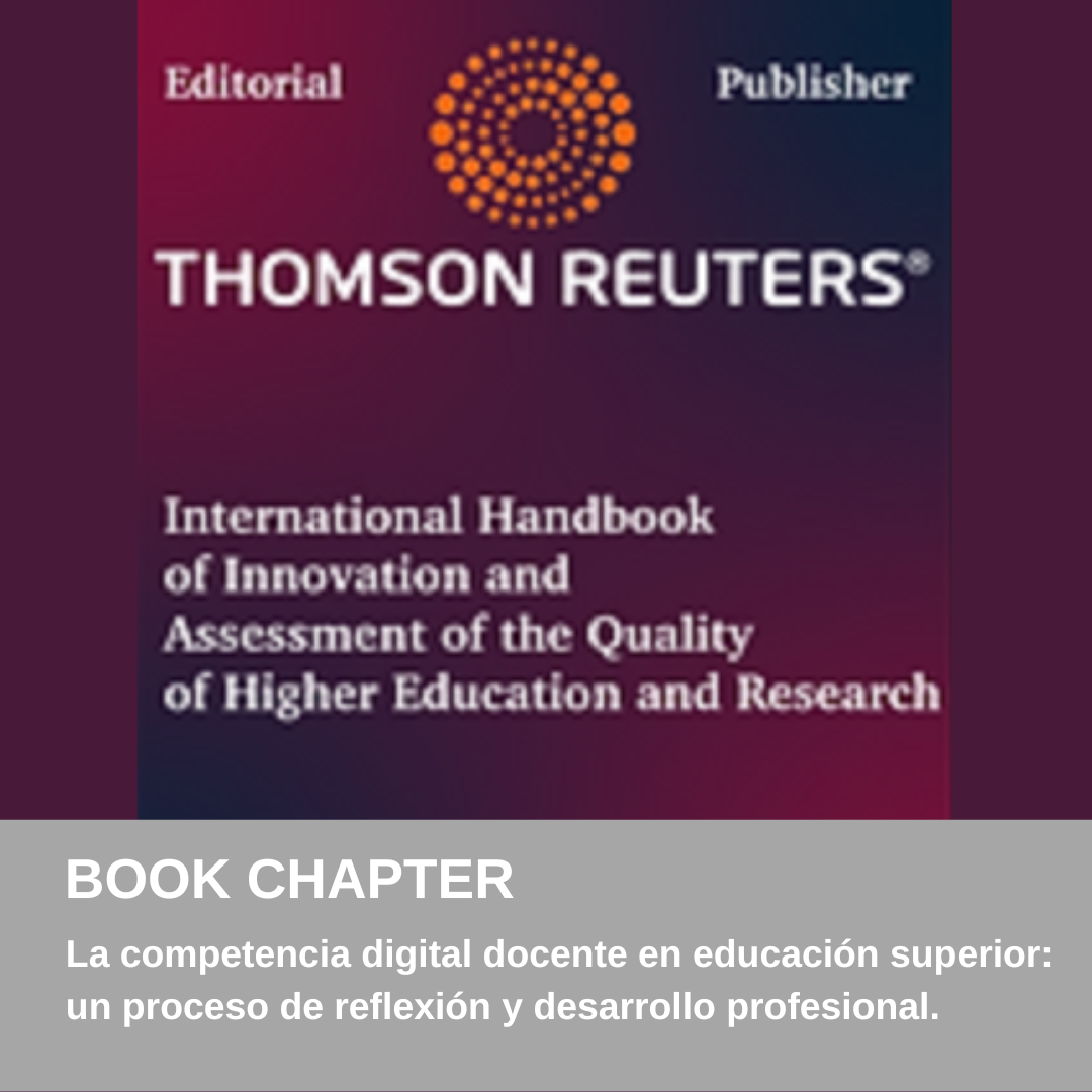 NEW PUBLICATION Q1: TEACHERS' DIGITAL COMPETENCE IN HIGHER EDUCATION: A PROCESS OF REFLECTION AND PROFESSIONAL DEVELOPMENT