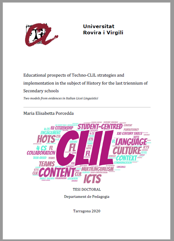 Educational prospects of Techno-CLIL strategies and implementation in the subject of History for the last triennium of secondary schools. Two models from evidences in Italian Licei Linguistici