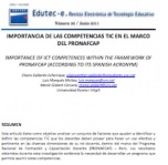 Importancia de las competencias TIC en el marco del PRONAFCAP